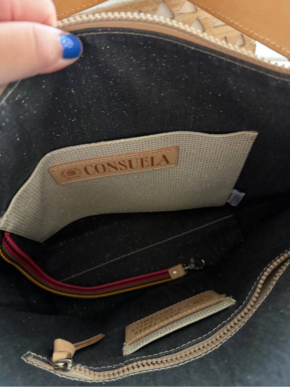Consuela Leopard Print Crossbody Bag in Brown - Picture 3 of 5